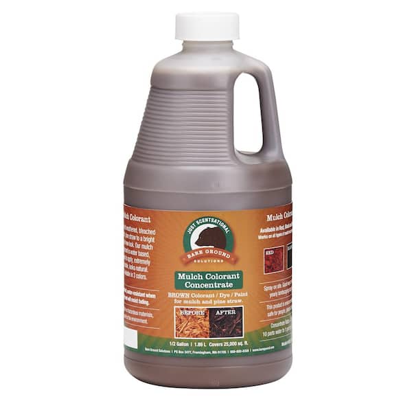 Just Scentsational Brown Bark Mulch Colorant Concentrate Half gal. by Bare Ground