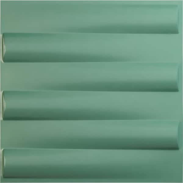 Ekena Millwork 19-5/8-in W x 19-5/8-in H Naomi EnduraWall Decorative 3D Wall Panel Sea Mist