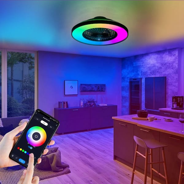 【美品】Ceiling Fan Light / シーリングファンライト｜ LED 71GaipwDNkL.jpg_BO30,255,255,