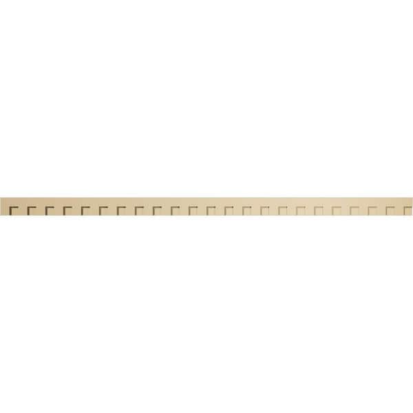 Ekena Millwork 1 in. D x 4 in. W x 92 in. L Primed Polyurethane Panel Moulding