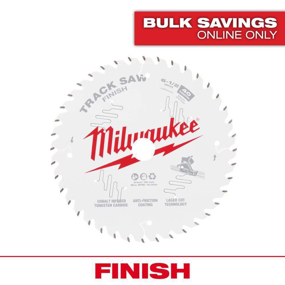 6-1/2 in. x 40-Tooth Fine Finish Track Saw Blade (1-Pack) price history on PriceWatchPro