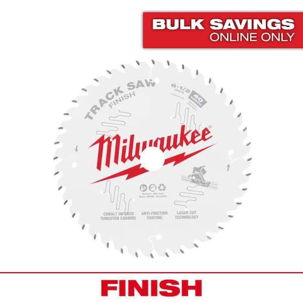Milwaukee 6-1/2 in. x 40-Tooth Fine Finish Track Saw Blade (1-Pack)
