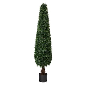 5ft. Boxwood Topiary Artificial Tree UV Resistant (Indoor/Outdoor)