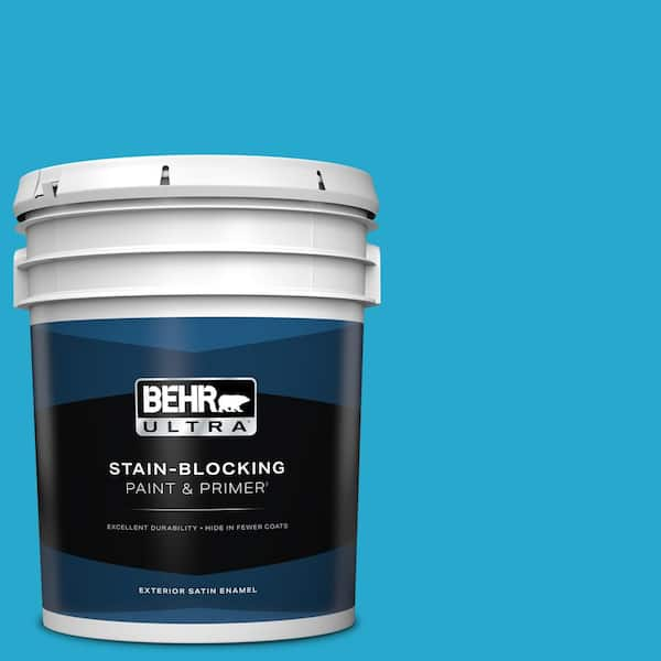 BEHR ULTRA 5 gal. #T12-8 Reboot Satin Enamel Exterior Paint & Primer