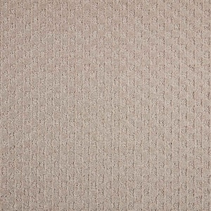 Shiloh Point  - Poised Taupe - Brown 40 oz. Triexta Pattern Installed Carpet