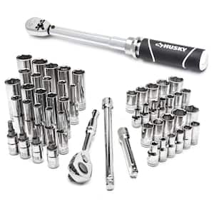 1/4 in. Drive Mechanics Tool Set with Drive Torque Wrench (51-Piece)