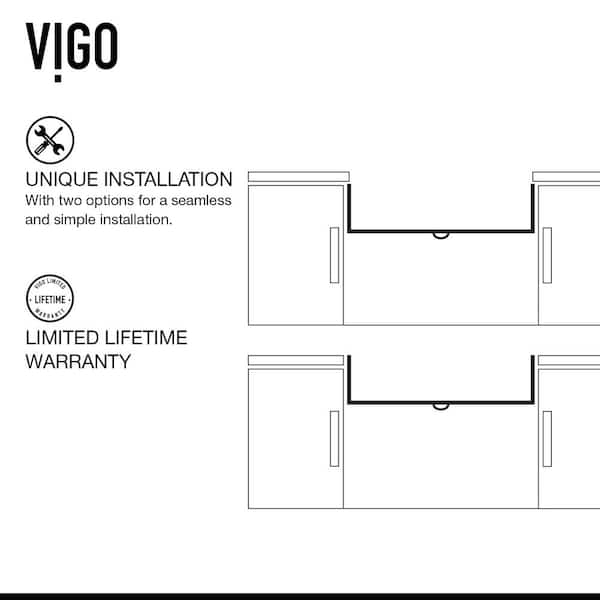 MatteStone™ Collection 30'' W or 36'' x 18'' D All-In-One Reversible White  Single-Basin Standard Undermount Casement Apron Front Kitchen Sink Set with  Multiple Kitchen Faucet, Soap Dispenser, and Grid Options by Vigo