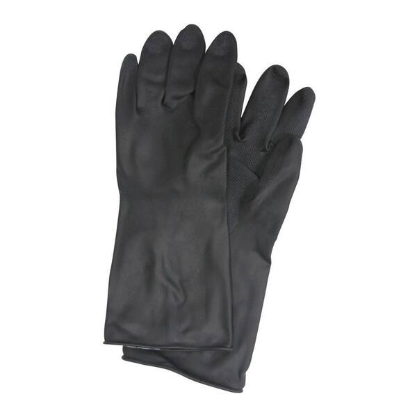 Trimaco SuperTuff Black Rubber Gloves - XL