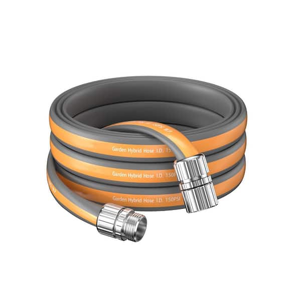 100FT Stainless Steel Heavy-Duty Garden Hose Flexible Metal Water Hose with 10-Function Nozzle No-Kink Design