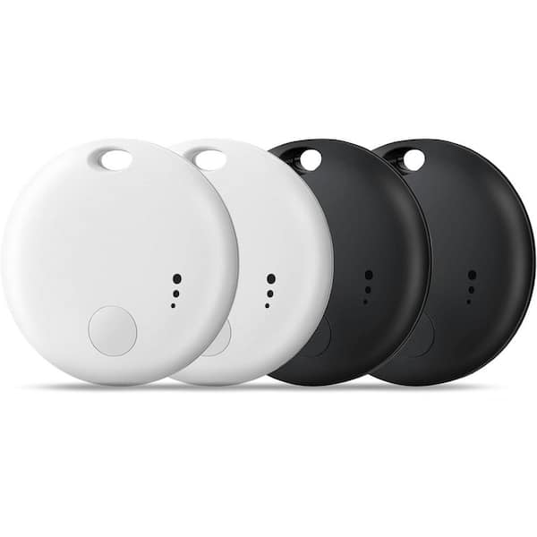 Bluetooth Tracker Tag with Smart Locator for iOS Keys Finder Item Tracker Lightweight Design 4-Pack