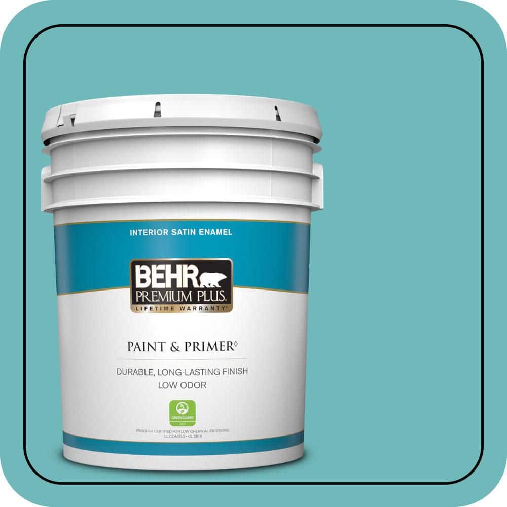 5 gal. #510D-5 Surfer Satin Enamel Low Odor Interior Paint & Primer price history on PriceWatchPro
