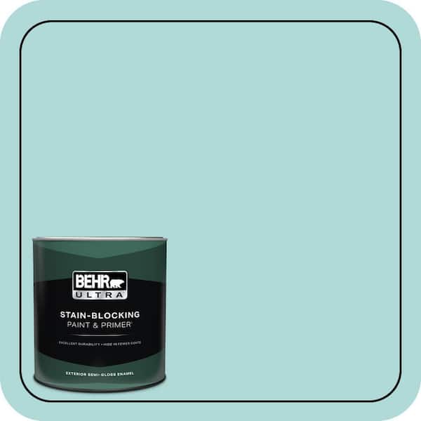 BEHR ULTRA 1 qt. #510C-3 Rivers Edge Semi-Gloss Enamel Exterior Paint & Primer