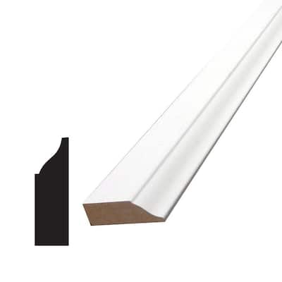 Alexandria Moulding WM 361 9/16 in. x 2-1/2 in. x 84 in. Primed MDF ...
