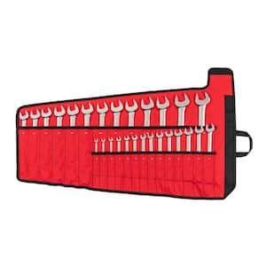 6 - 32 mm Combination Wrench Set with Pouch (27-Piece)