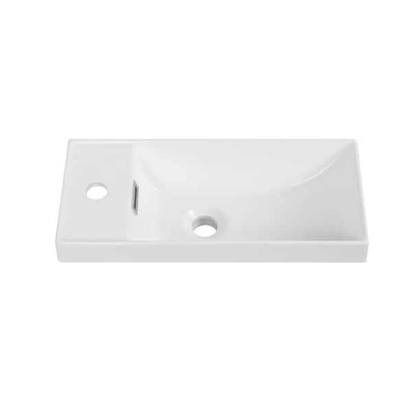 Streamline 19.7 in. Solid Surface Resin K-2013-20 Vanity Top
