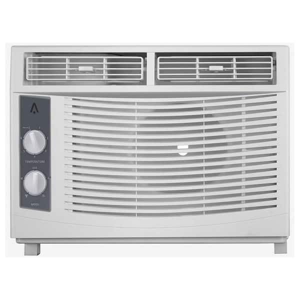 5,000 BTU (DOE) 115-Volts Window Air Conditioner Cools 150 sq. ft. with Mechanical Control in White