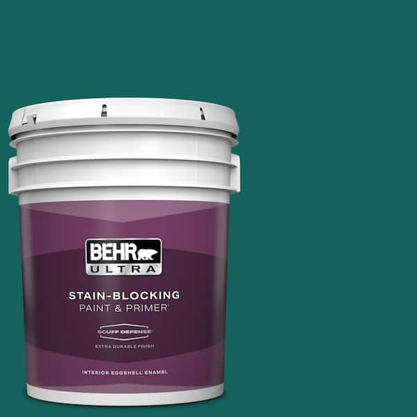 BEHR ULTRA 5 gal. #S-H-490 Billiard Table Extra Durable Eggshell Enamel Interior Paint & Primer