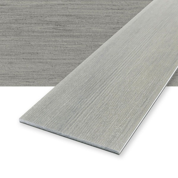 Vista 1 in. x 12 in. x 12 ft. Silverwood Gray Composite Decking Fascia Board