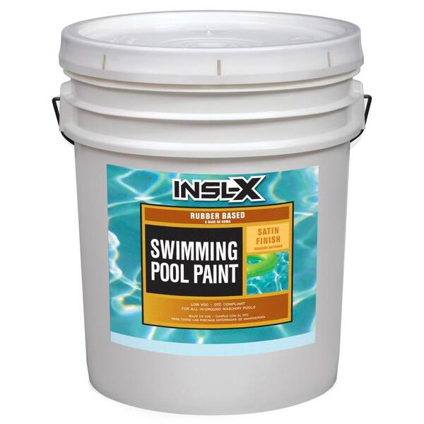 Insl-X 5-gal. Black Satin Rubber-Based Swimming Pool Paint-DISCONTINUED