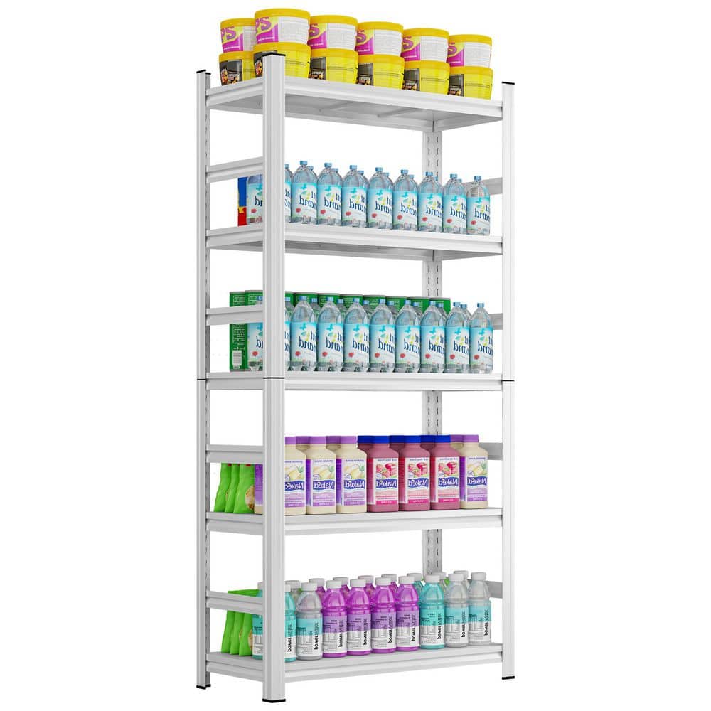 35.43 in. W x 71.18 in. H Shed Shelving 2000LBS 5-Tier Storage