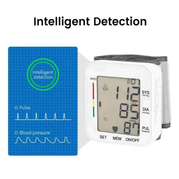 Aoibox Automatic High Blood Pressure Monitor Detector with Extra Large Blood Pressure Cuff for Home Use