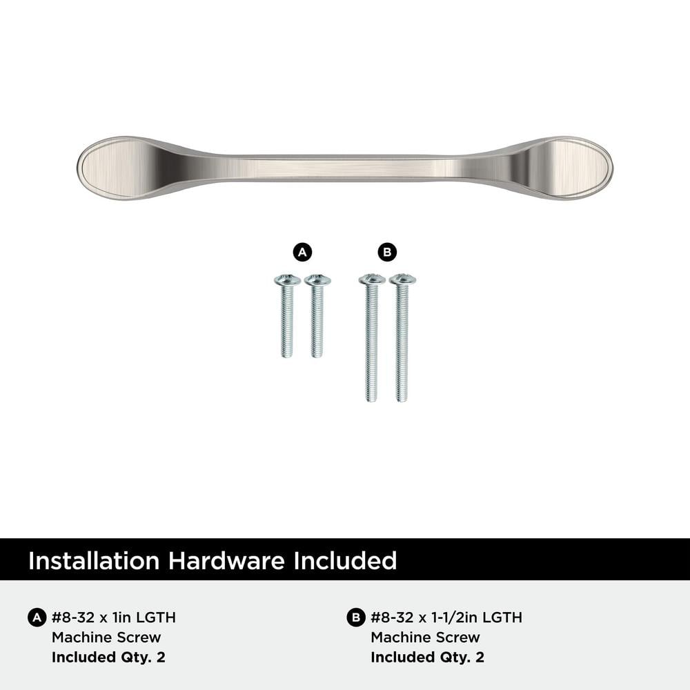 Ravino Satin Nickel 5.75-Inch Arch Cabinet Pull