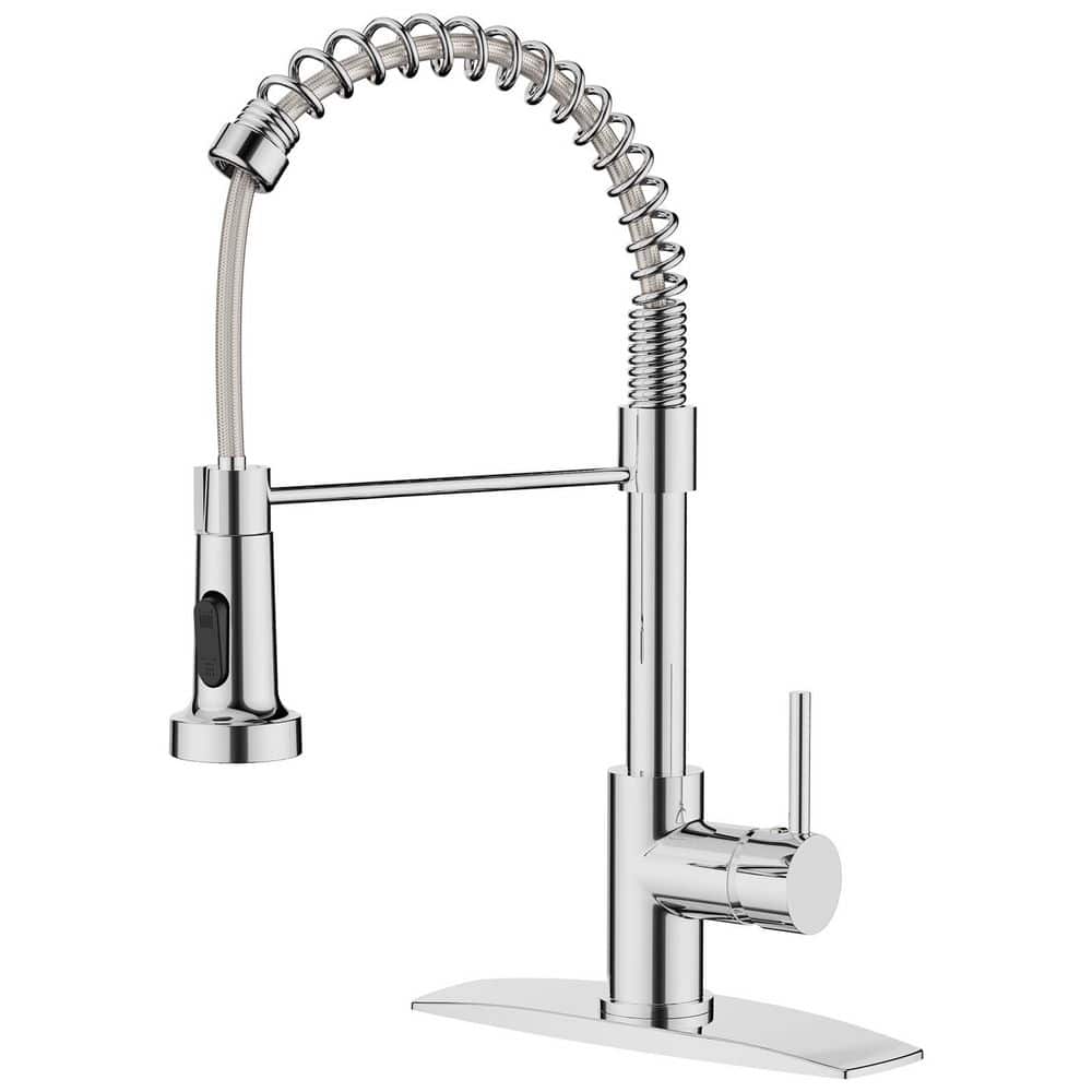 Single Handlem Deck Mount Standard Kitchen Faucet Kitchen Sink Faucet 1 Hole or 3 Hole in Polished Chrome price history on PriceWatchPro