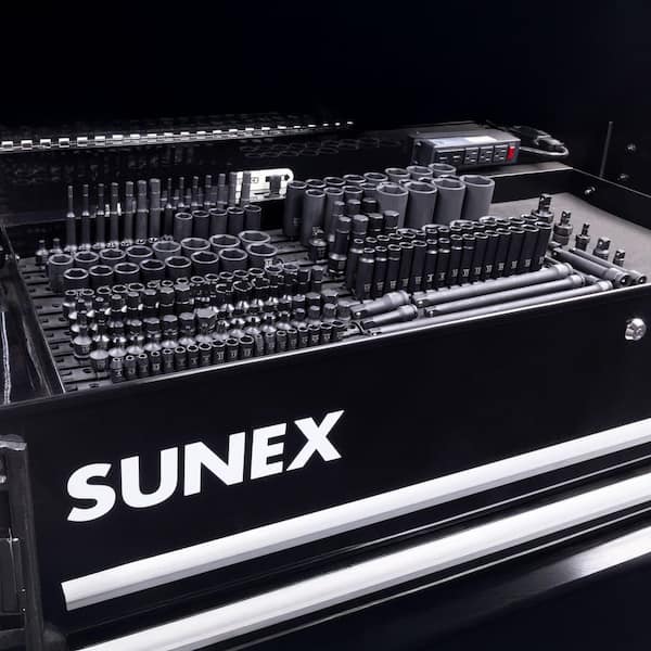 SUNEX TOOLS 222 Piece Mixed Dr Master Impact Socket Set 10222