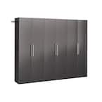 HangUps 90 in. W x 72 in. H x 16 in. D Storage Cabinet Set D in Black (3-Piece)