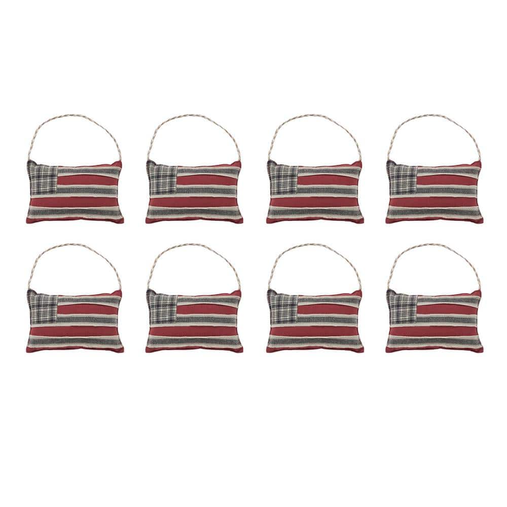My Country 5 in. W Red Navy Khaki Americana Flag Bowl Filler Patriotic Ornament (8-Pack) price history on PriceWatchPro