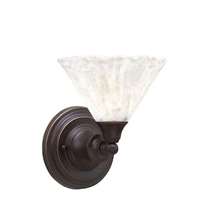 Fulton 1-Light Dark Granite Wall Sconce