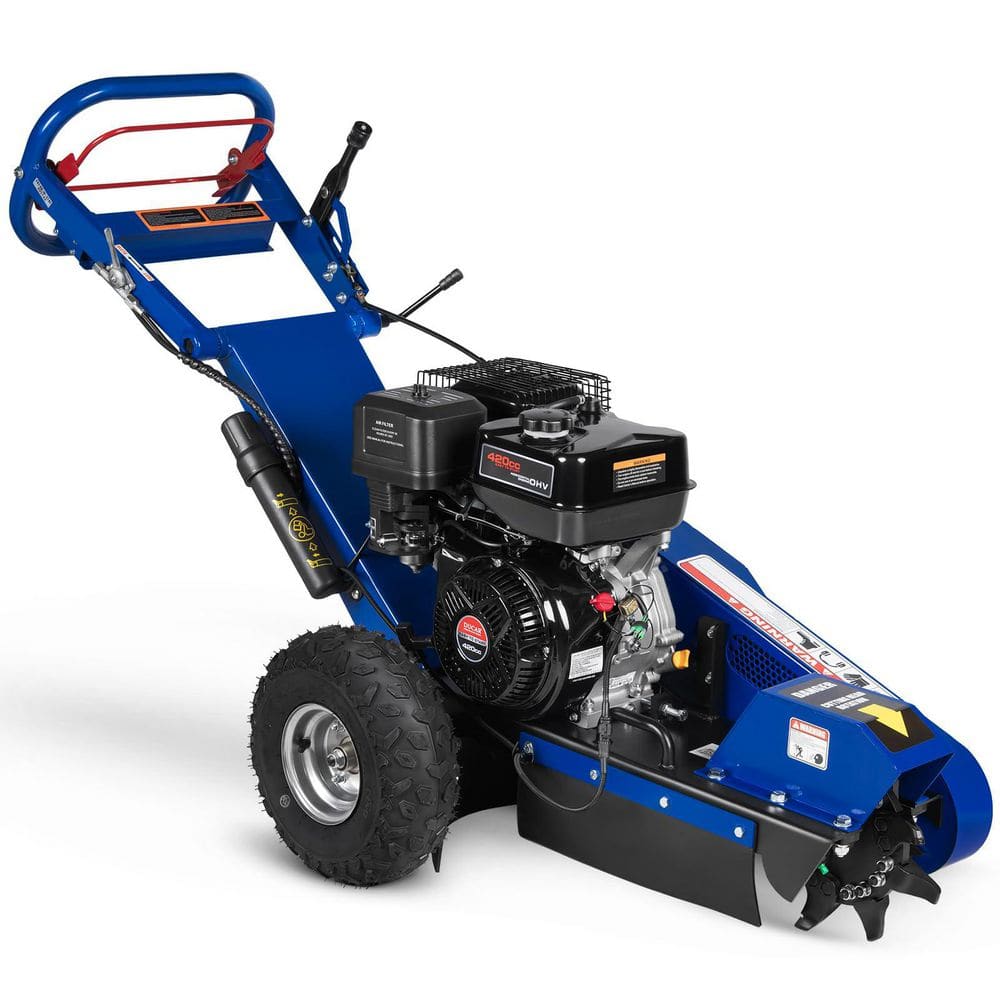 24 in. 15 HP 420 cc Gas Powered Stump Grinder with Ducar Gas Engine Wheel Brake System price history on PriceWatchPro