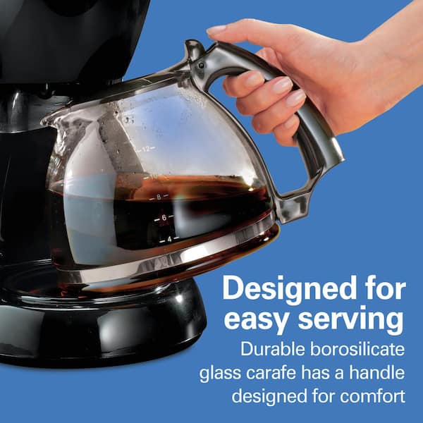 Borosilicate Glass Coffee Pot with handle