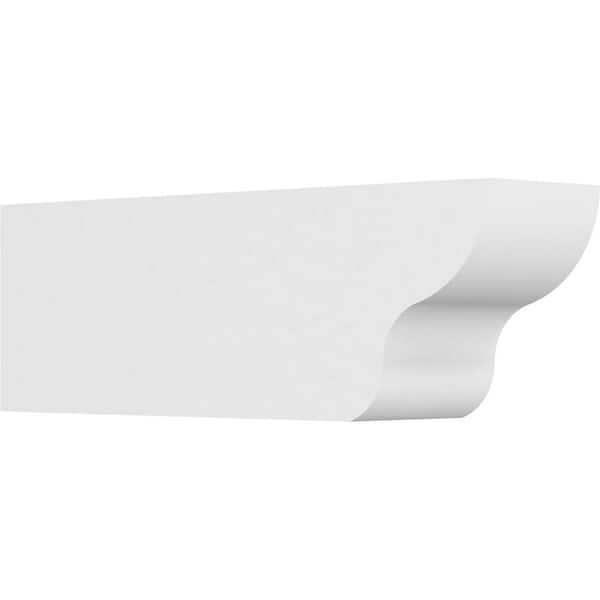 Ekena Millwork 6 in. x 8 in. x 24 in. Standard Greensboro Architectural Grade PVC Rafter Tail Brace