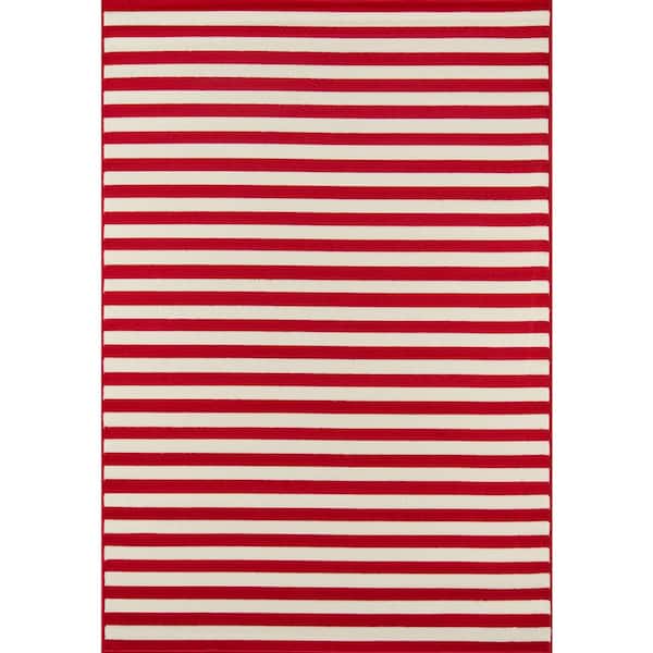 Momeni Baja Red 2 ft. x 4 ft. Indoor/Outdoor Area Rug
