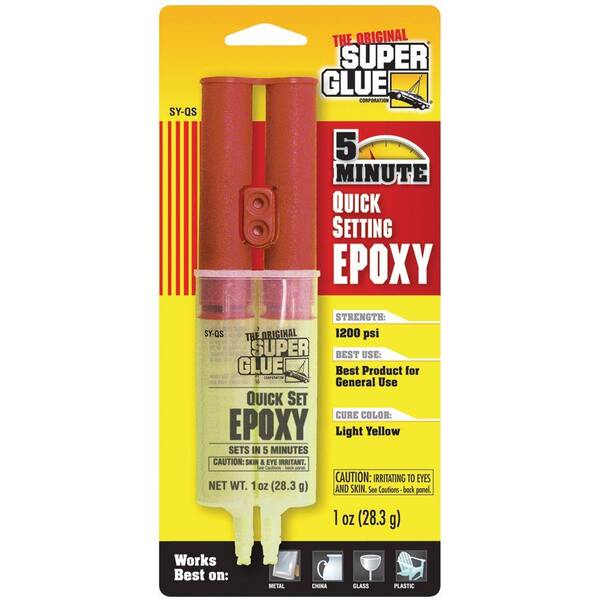 Super Glue QuickSetting Epoxy SYQS The Home Depot