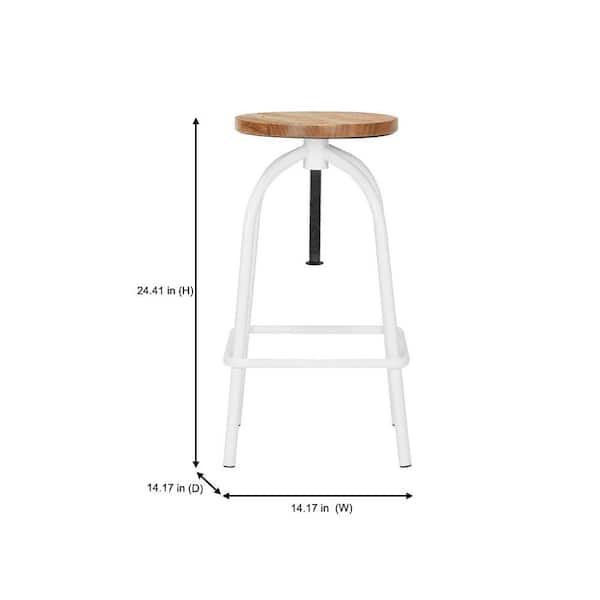 adjustable backless bar stool