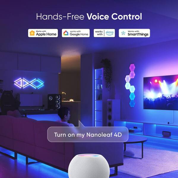 Nanoleaf 4D LED Addressable Lighting- Strip Light with Camera