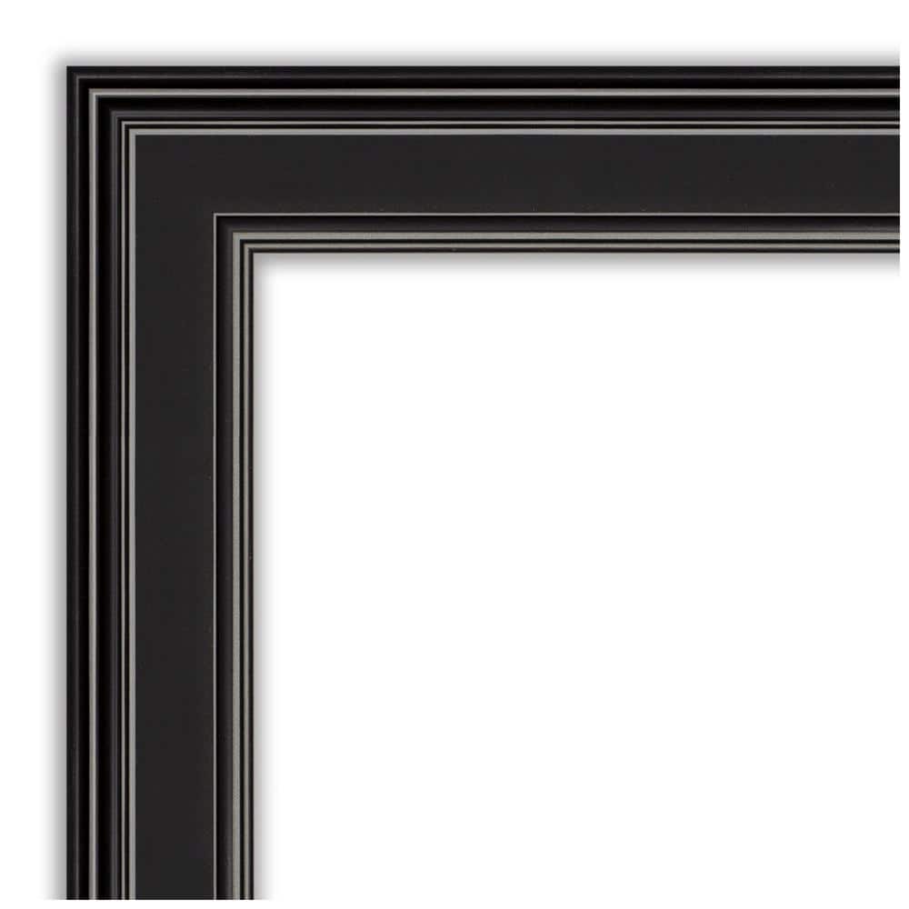 Amanti Art Black Framed Natural Cork Bulletin Board