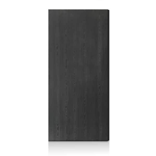 36 in. x 94 in. Black Texture Flush Hollow Core Composite Interior Door Slab