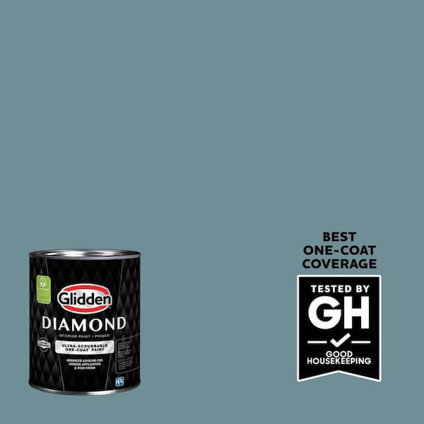 Glidden Diamond 1 qt. #PPG1149-5 Baritone Flat Interior Paint with Primer