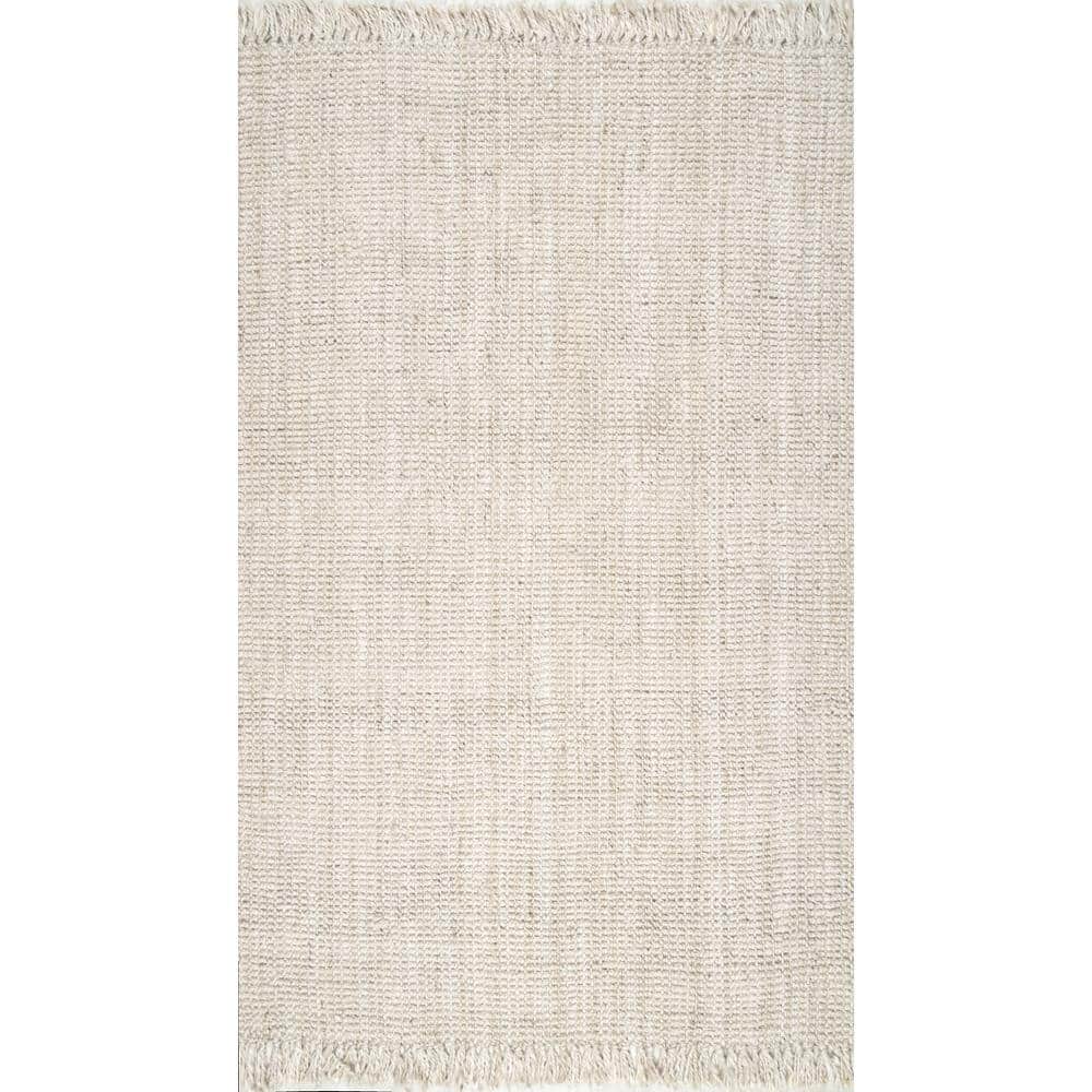 Source Unknown Natural Jute 3'x2' Throw Rug | Entryway Decor
