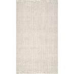 nuLOOM Natura Chunky Loop Jute Off-White 6 ft. Square Rug NCCL01E-S606 ...