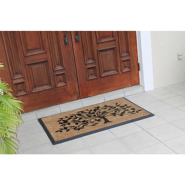 A1 Home Collections A1HC Heavy Duty Frame Molded Double Door Mat