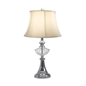 Avery 26 in. Polished Chrome Table Lamp