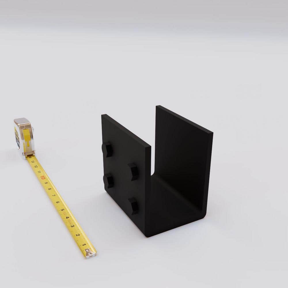 Black Smooth Faux Wood Beam Strap for Heritage Timber Beam