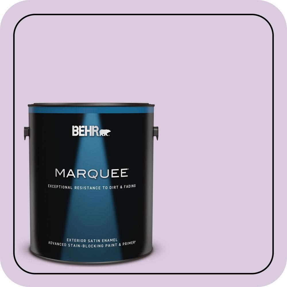 1 gal. #660C-2 Violet Mist Satin Enamel Exterior Paint & Primer price history on PriceWatchPro