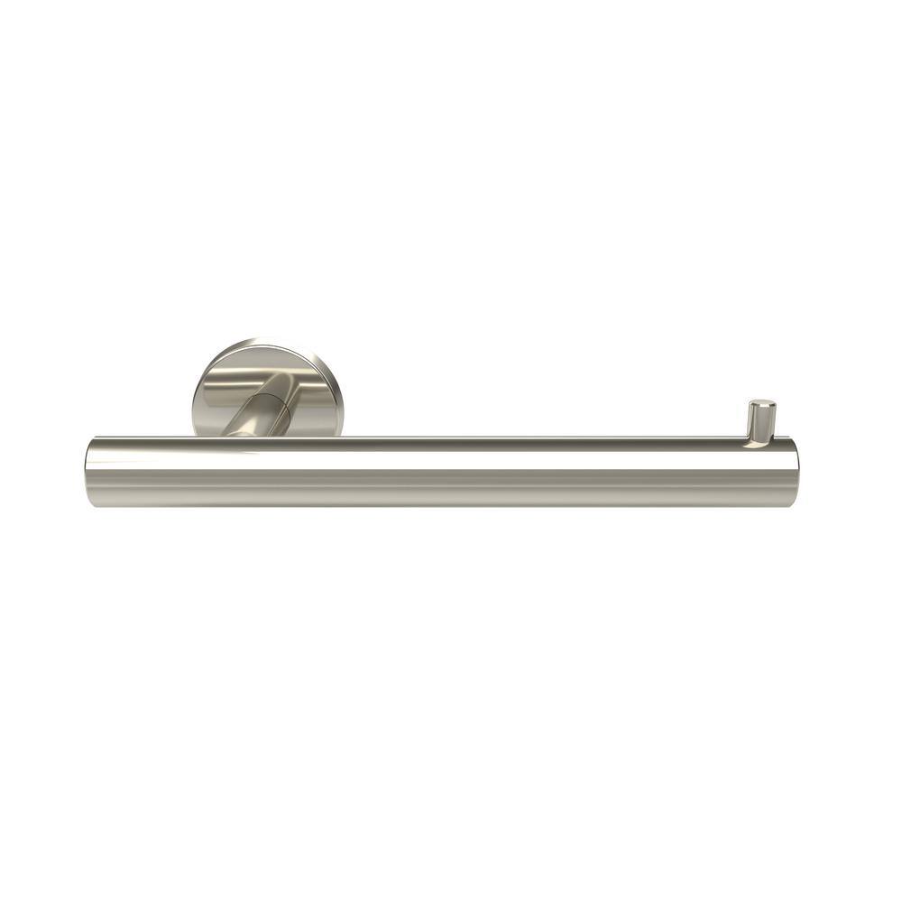 Polished Stainless Steel Modern Single Post Toilet Paper Holder