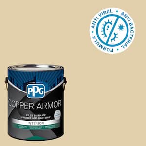 1 gal. PPG12-29 Ivory Beauty Semi-Gloss Antiviral and Antibacterial Interior Paint with Primer