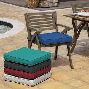 ProFoam 20 in. x 20 in. Lapis Blue Square Outdoor Chair Cushion